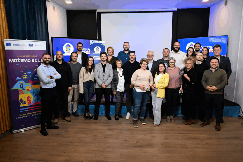 Journalists Present Inspiring “We Can Do Better” Stories Driving Trust and Social Cohesion in BiH