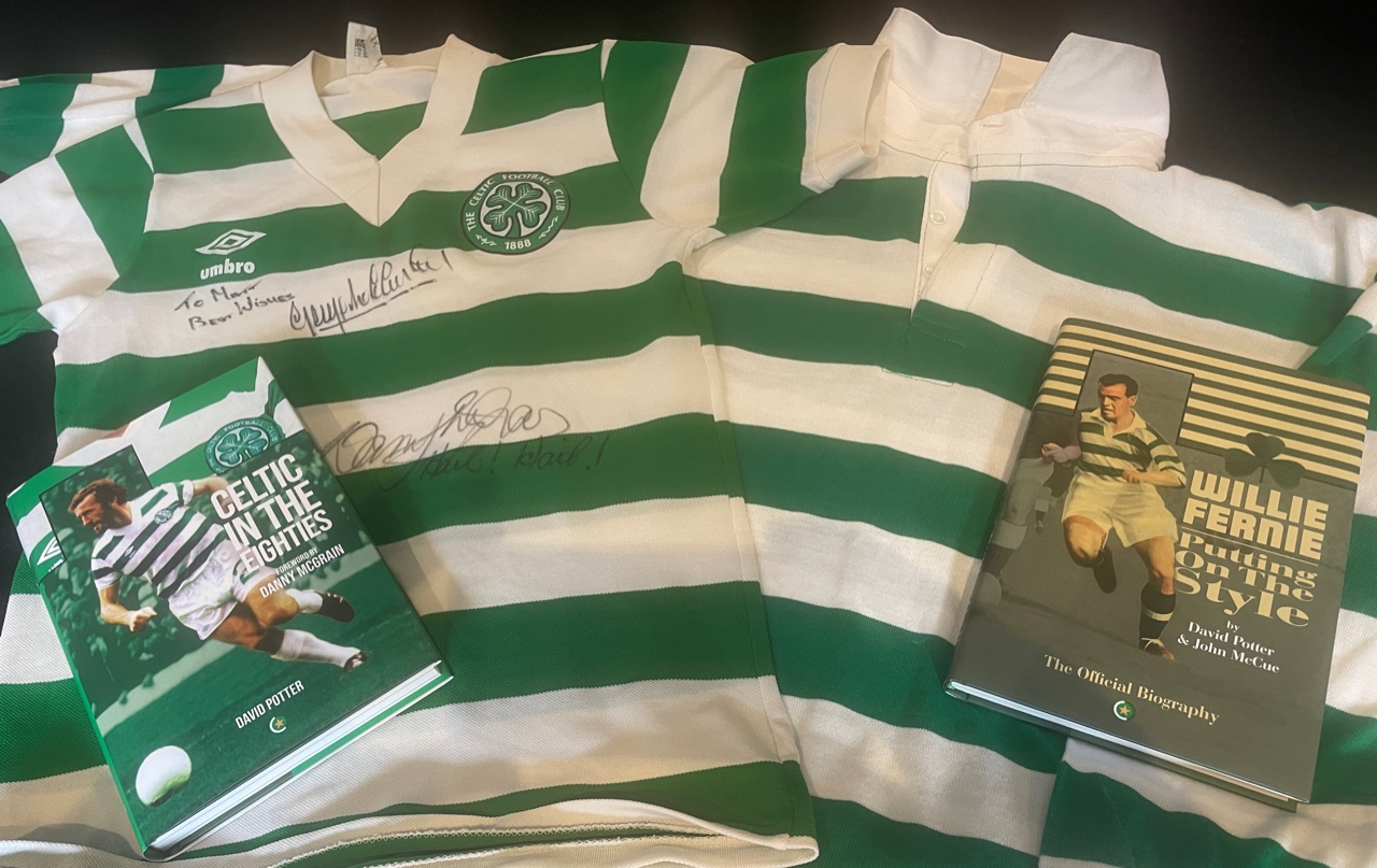 Celtic in the Eighties and Willie Fernie - Putting on the Style both by David Potter 