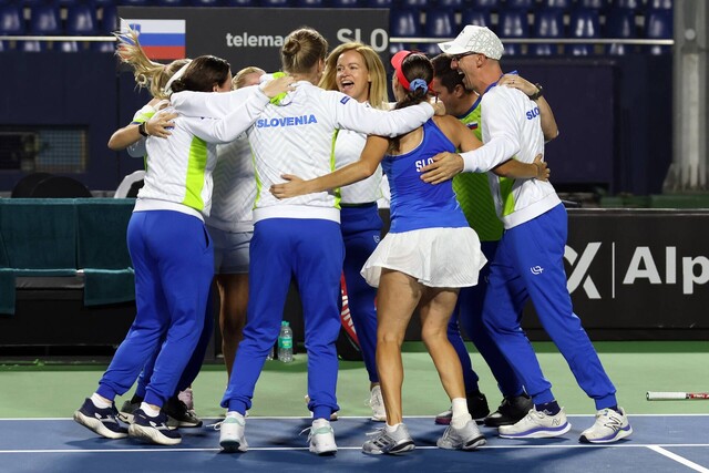 London | Slovenia win Group G at BJK Cup Play-Offs
