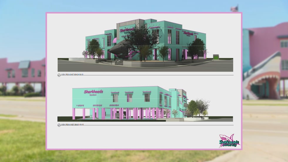 Rendering of Sharkheads downtown location.