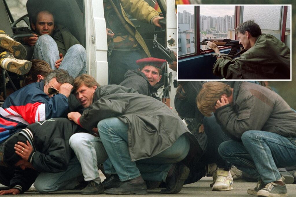 Rich ‘sniper tourists’ allegedly paid $90K to shoot civilians — including kids — during ‘human safari’ trips to Sarajevo, wild claims allege
