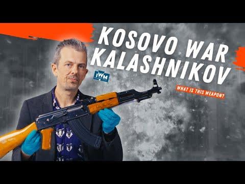 Video about an Albanian-made Kalashnikov, with the inscription "UÇK", by Jonathan Ferguson of Royal Armouries.