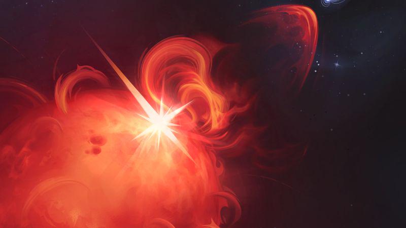 Solar storms can trigger auroras on Earth. This star’s explosion could destroy a planet’s atmosphere