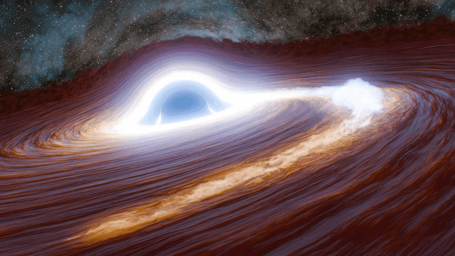Astronomers have detected the biggest and most distant black hole flare ever seen — with the power of 10 trillion suns