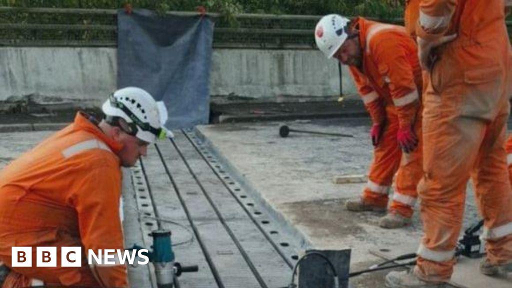 Viaduct work completed 12 weeks early saving £1m