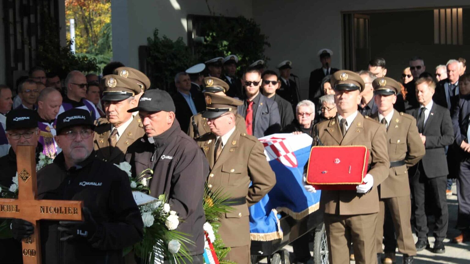 Thousands Attend Vukovar Funeral of Frenchman Who Fought for Croatia