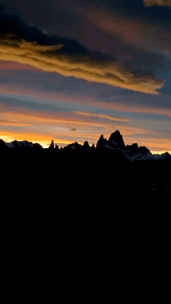 Epic Sunset in El Chalten