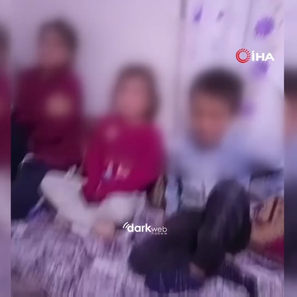 A father in Afyonkarahisar beat his children with a belt and recorded those moments.