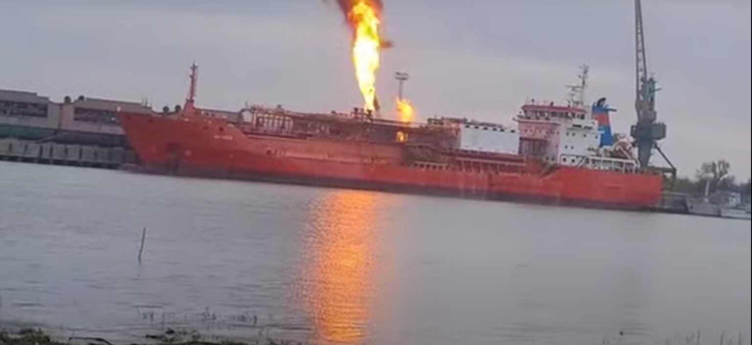 Explosion Threat: Romania Evacuates Village After Russian Attack on Gas Ship Near Izmail