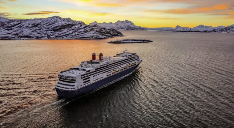 Borealis Crossing the Arctic Circle Fred Olsen Cruises Image via https://media.fredolsencruises.com/