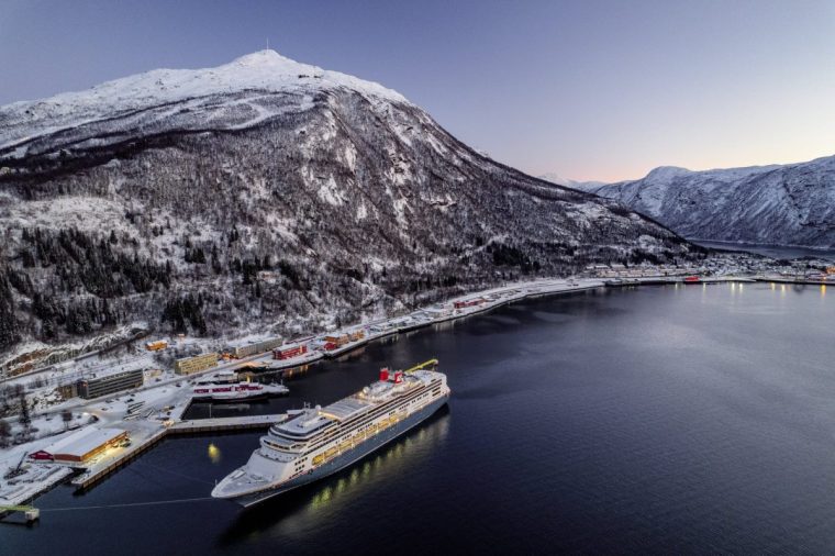 Borealis in Narvik, Norway In Search of the Northern Lights Cruise Image Via georgie.long@fredolsen.co.uk