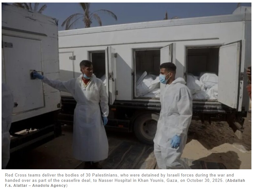 Most of 225 Gazan remains returned from Israel show signs of torture – Not a Ceasefire, Day 22 |