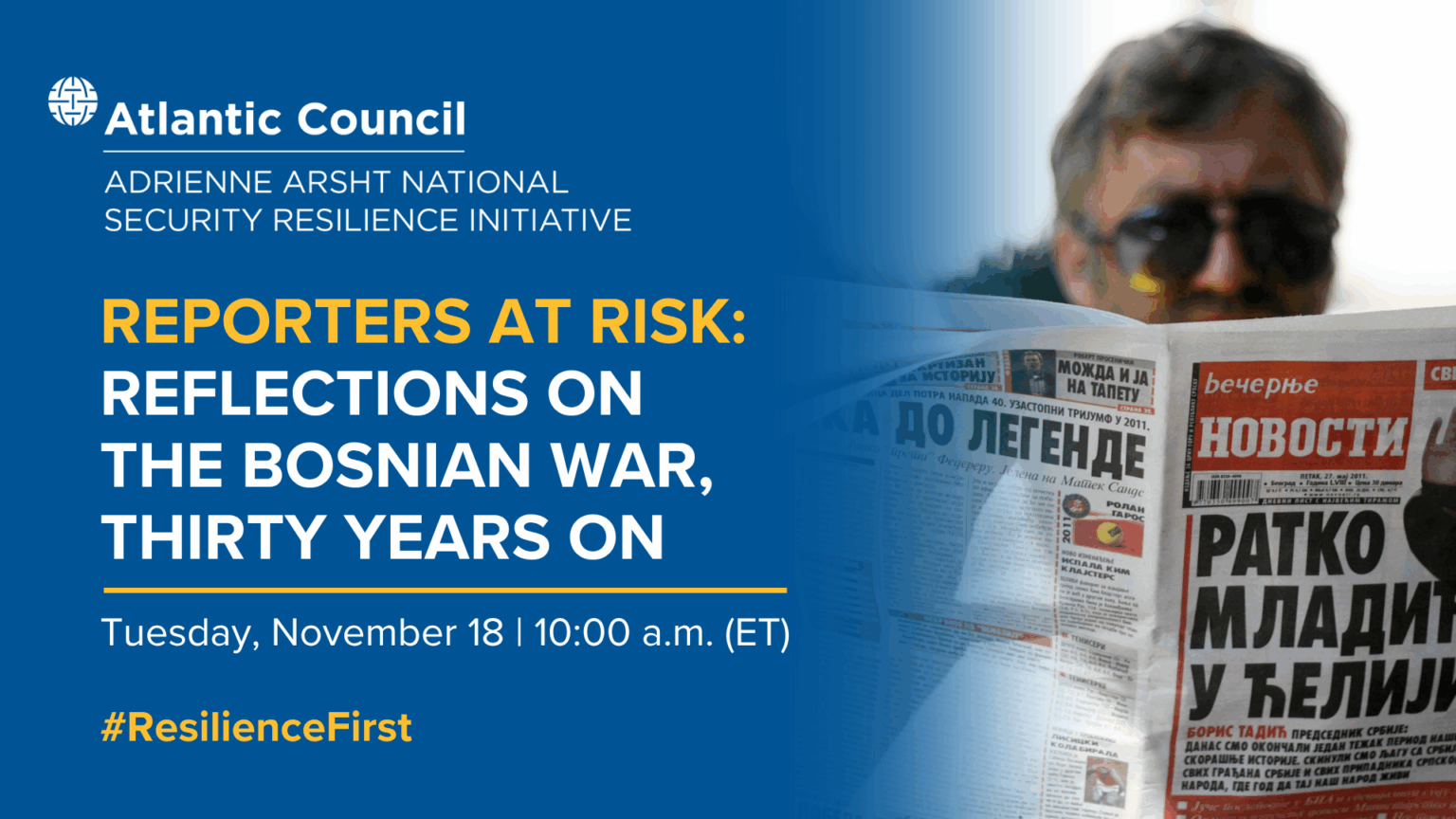 Reporters at risk: Reflections on the Bosnian War, thirty years on