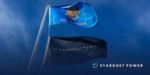 Oklahoma flag and stardust flag