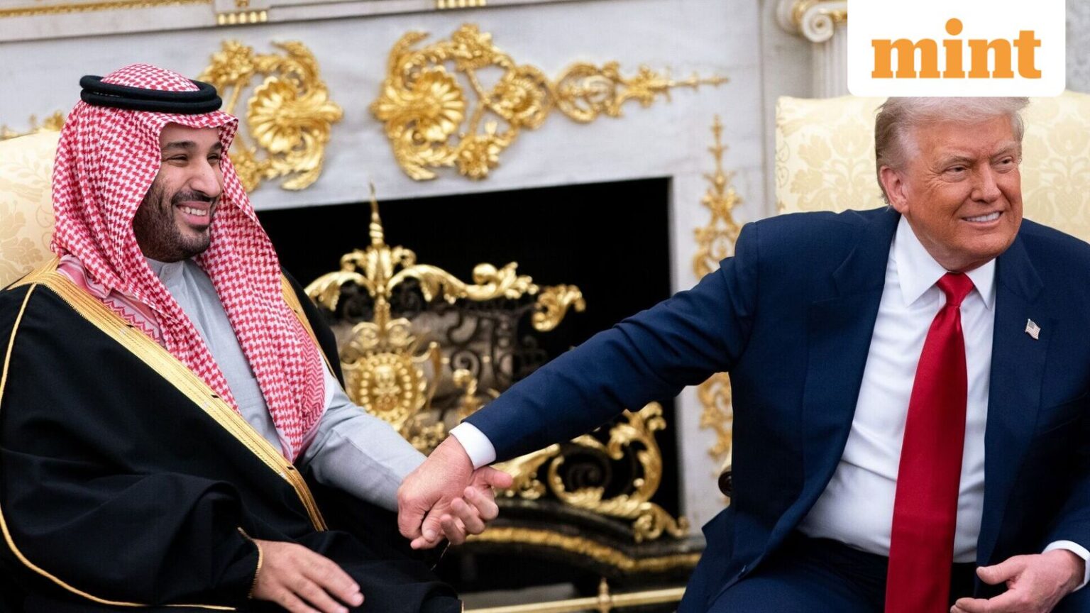 Saudi Arabia designated 20th Major Non-NATO Ally by US after Trump-MBS meet US President Donald Trump, right, and Mohammed bin Salman, Saudi Arabia's crown prince, shake hands during a meeting in the Oval Office of the White House in Washington.