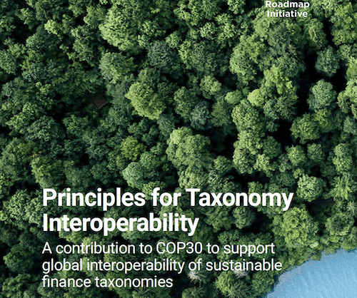 Principles for Taxonomy Interoperability – United Nations Environment – Finance Initiative