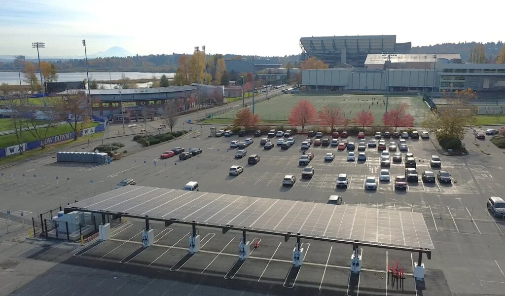 University of Washington to use parking lot solar panels to support clean energy plans  — EdTech Innovation Hub