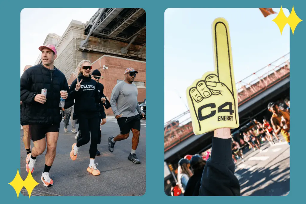 Energy drink brands left the gym for the NYC marathon