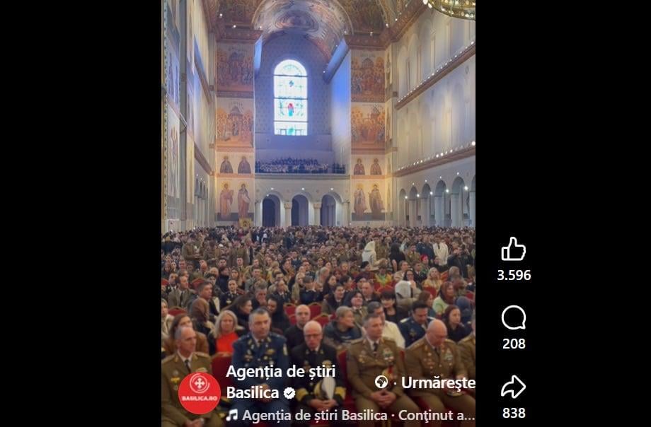 VIDEO The children's choir of the Patriarchate performs a song based on the lyrics of the legionary poet Radu Gyr, in the National Cathedral, on Military Clergy Day / The event took place on October 30, and the clip was posted by the news agency of the Patriarchate