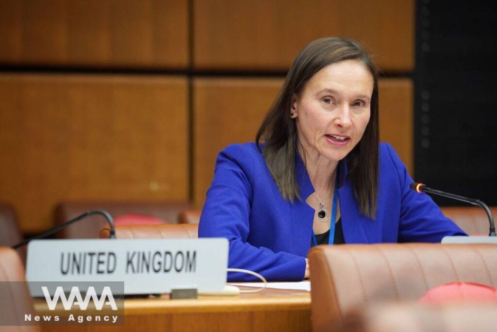 The United Kingdom’s representative to the IAEA Board of Governors, Corinne Kitsell