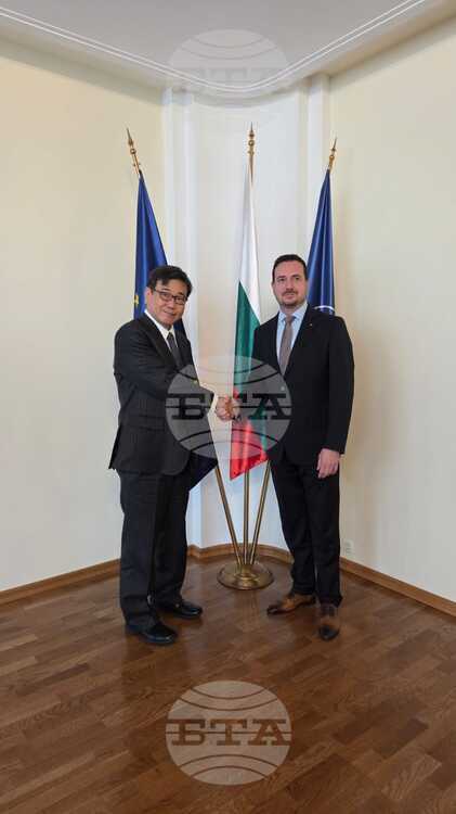 Deputy Foreign Minister Receives Copies of Letters of Credence from Japan’s New Ambassador to Bulgaria