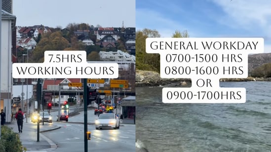 Instead of fixed timings or strict schedules, many workplaces in Norway use a system of core hours and flexible hours.(@sachinoffshore/Instagram)
