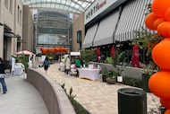 Galleria Dallas has rebuilt "The Alley," its main entrance facing the Dallas North Tollway....
