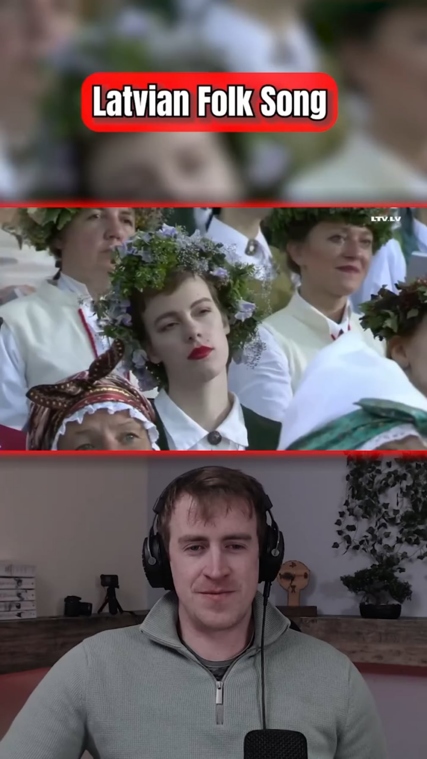 An Irishman listens to our music