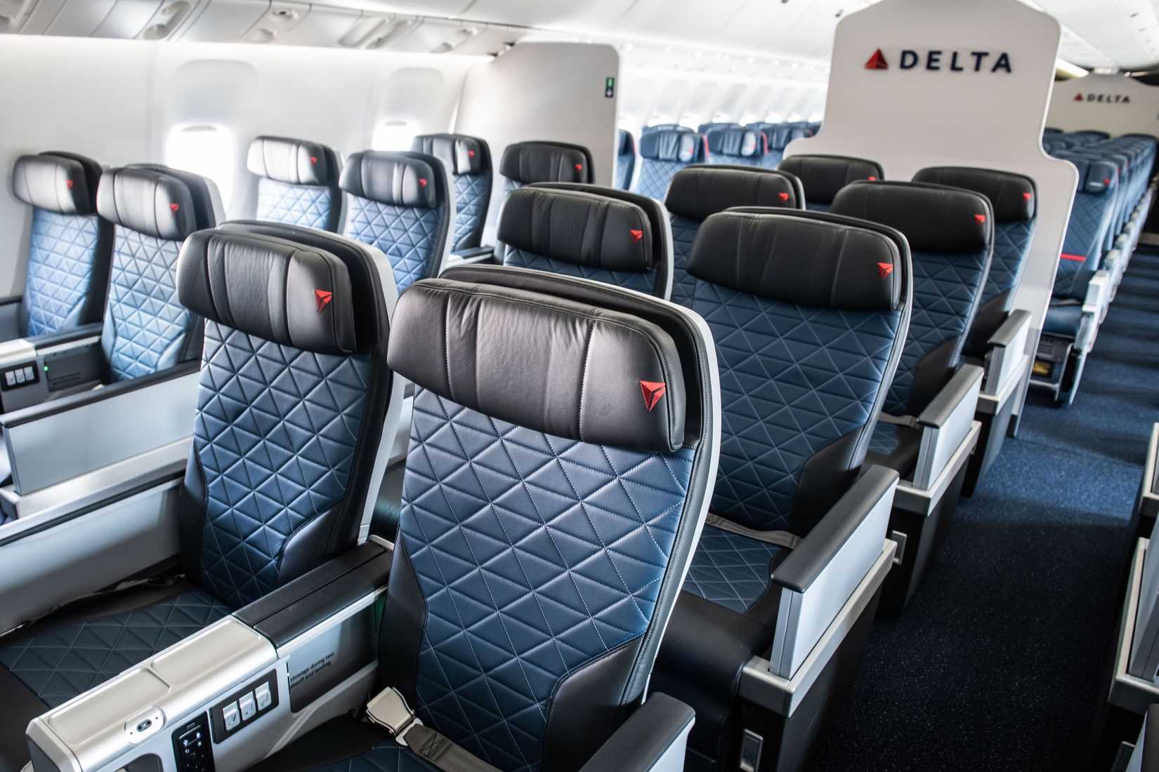 A Delta Air Lines Premium Select Cabin