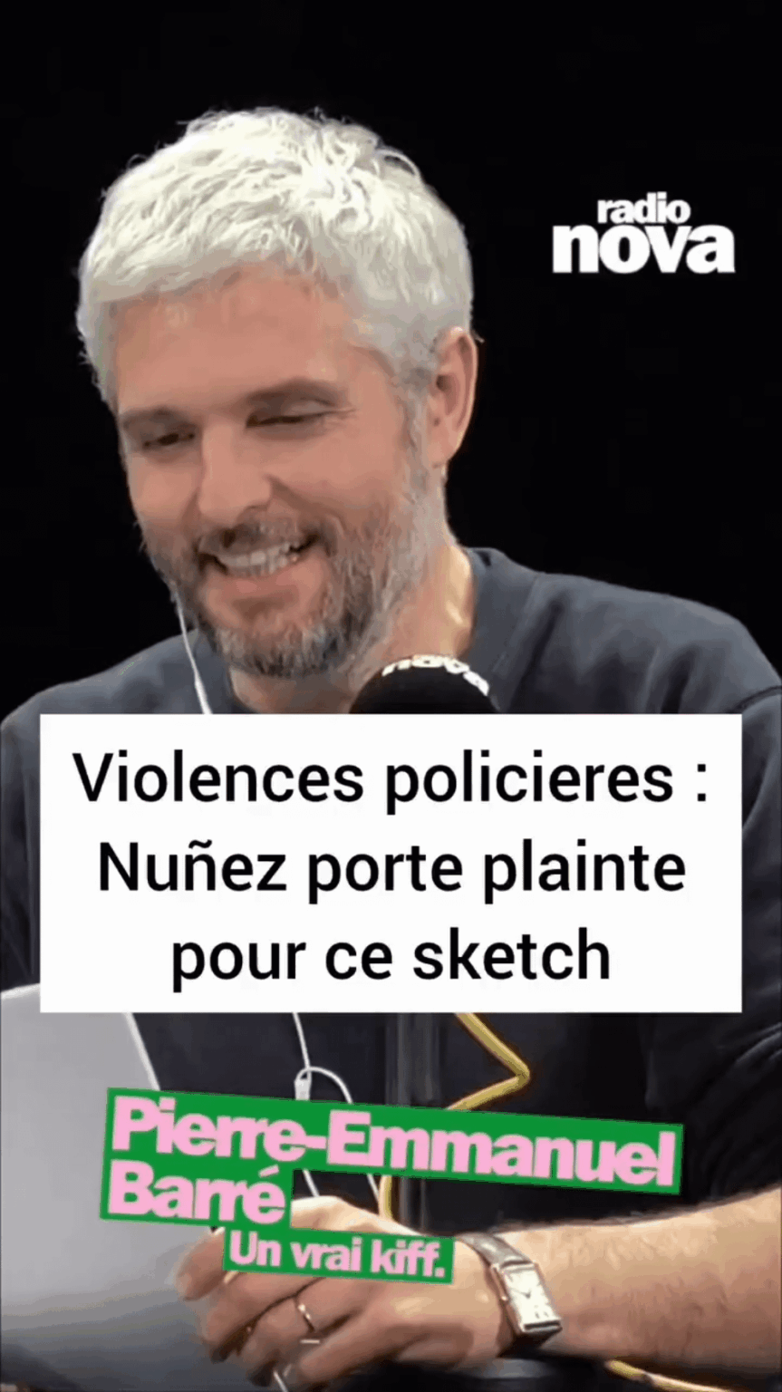 The video of Pierre-Emmanuel against which the Minister of the Interior attacked.