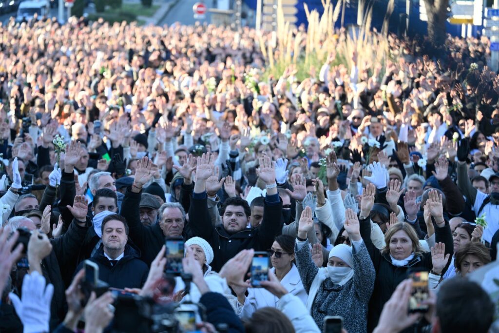 Thousands march in Marseille after killing of activist’s brother shocks France