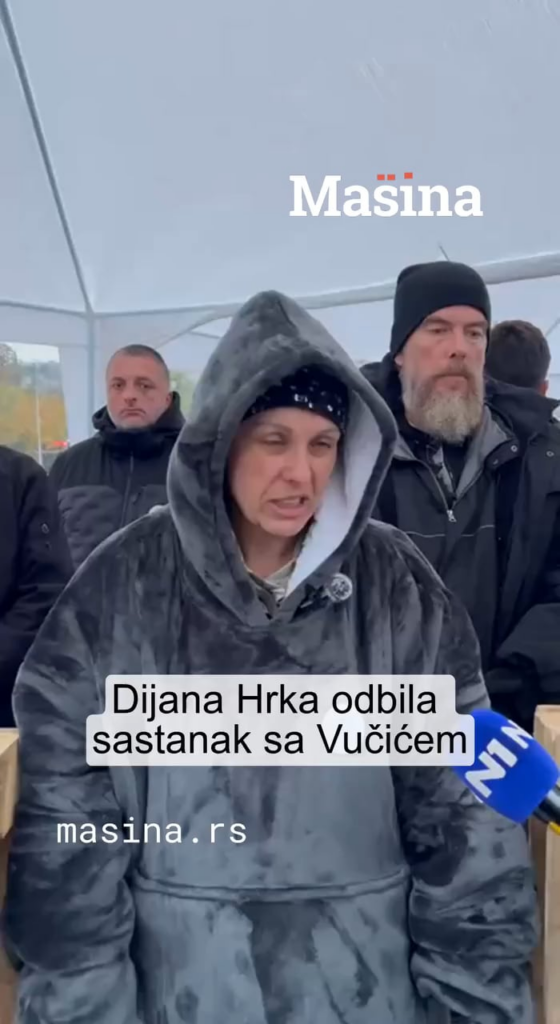 Dijana Hrka refused a meeting with a thug
