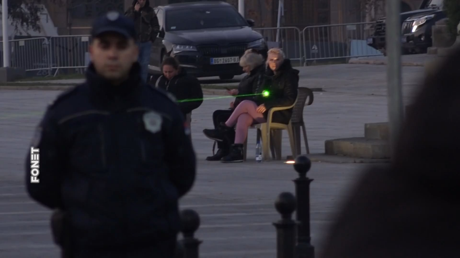 Because the grandmother on the laser is strong