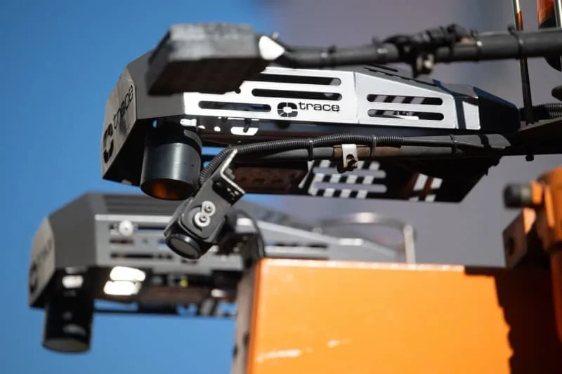 Scanners backed up by AI can now be seen on rubbish trucks in one city in south-west Germany. Marijan Murat/dpa