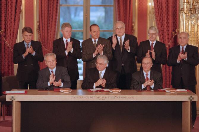The Dayton Agreement is still considered a major diplomatic success (File/AFP)