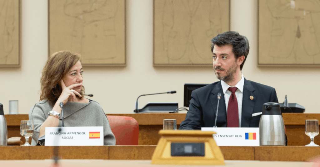 Parliamentary cooperation with Spain coinciding with the tensions over the Entry Exit