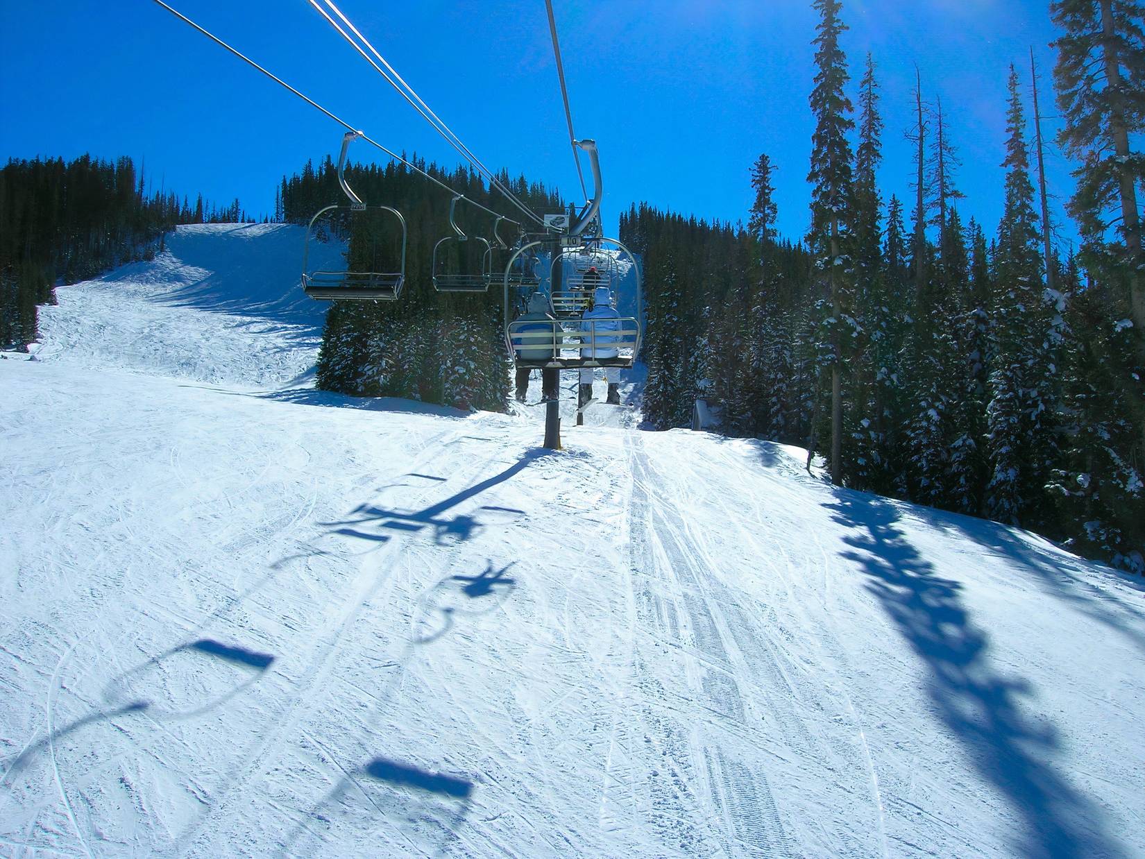 Triple chairlift on Apache Peak at Sunrise Park Resort, Greer, Arizona