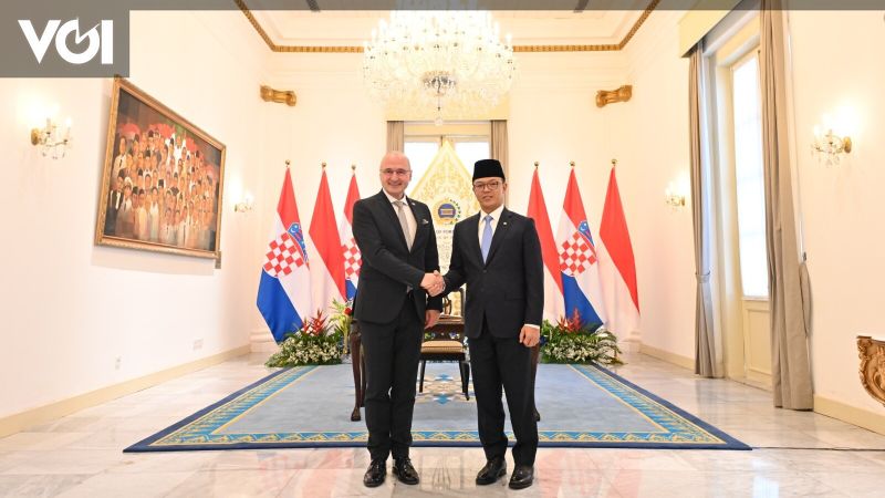 Foreign Minister Sugiono Believes IEU-CEPA Contributes To Indonesia-Croatia Trading Expansion And Verification