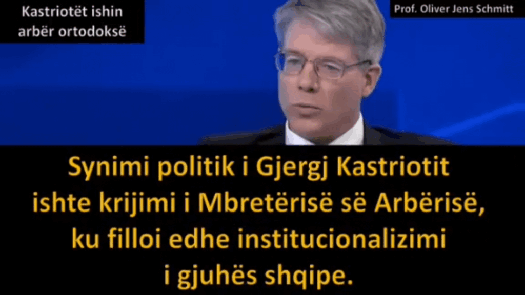 Prof Oliver Jens Schmitt explains Skanderbeg's political goals in an interview (Translation in comments)