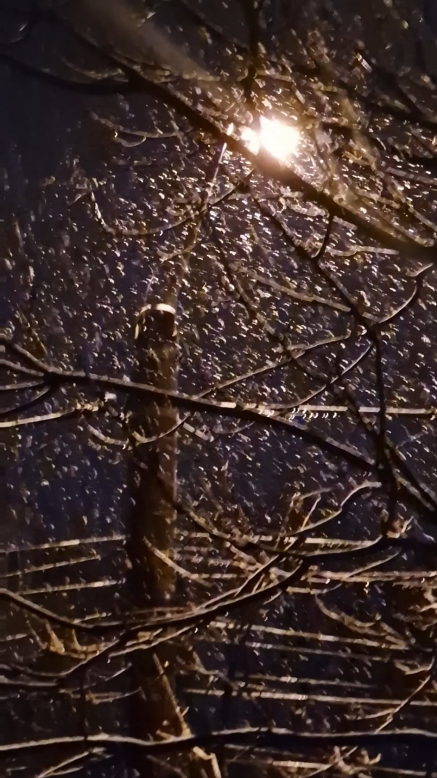 It is snowing in Iasi