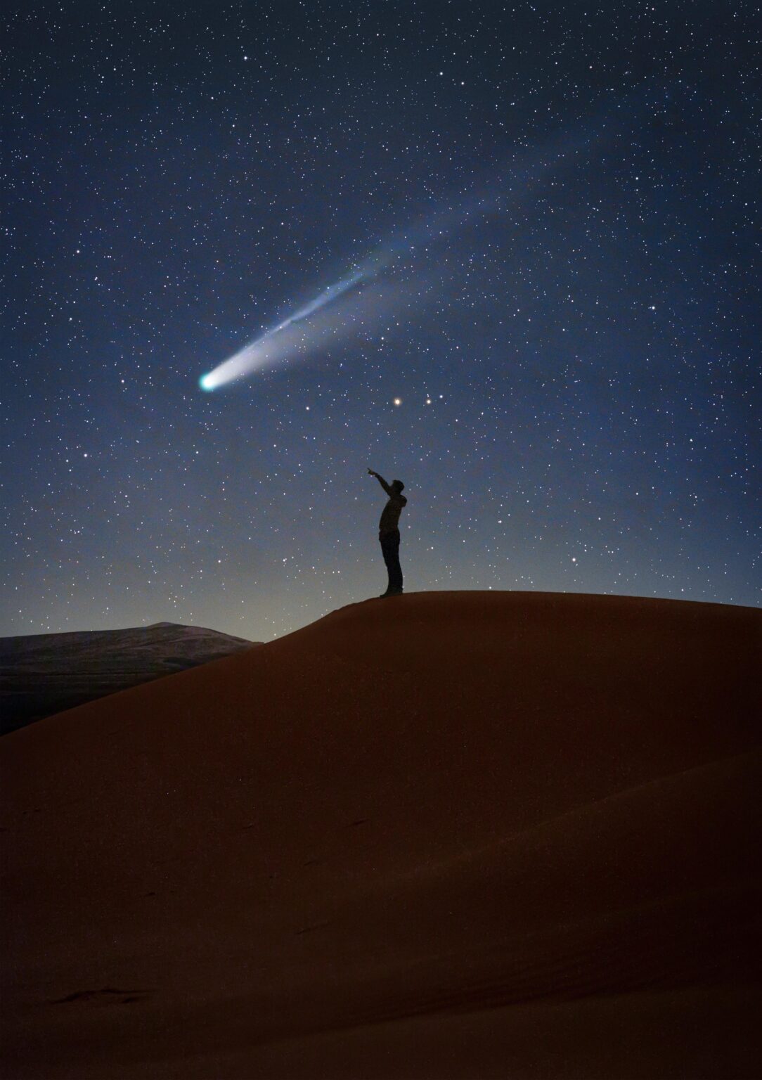I chased Comet Lemmon in the Moroccan desert