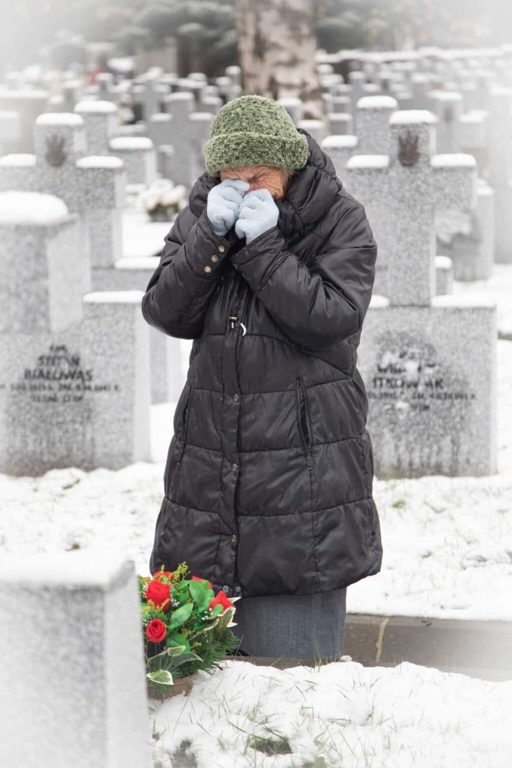 After more than 80 years, she lit a candle on her brother's grave