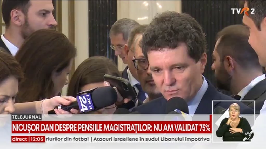 Reporter: "Why can magistrates negotiate their pension with political leaders at 75% of their net salary, but ordinary Romanians cannot?" Nicusor Dan: "But I never said 75%"......and the SKY IS BLUE, THE WATER IS CLEAR