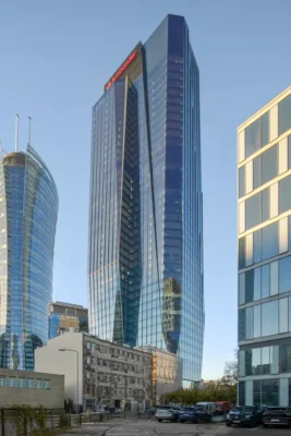 Bridge Tower in Warsaw, Poland building design