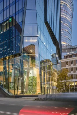 Bridge Tower in Warsaw, Poland building