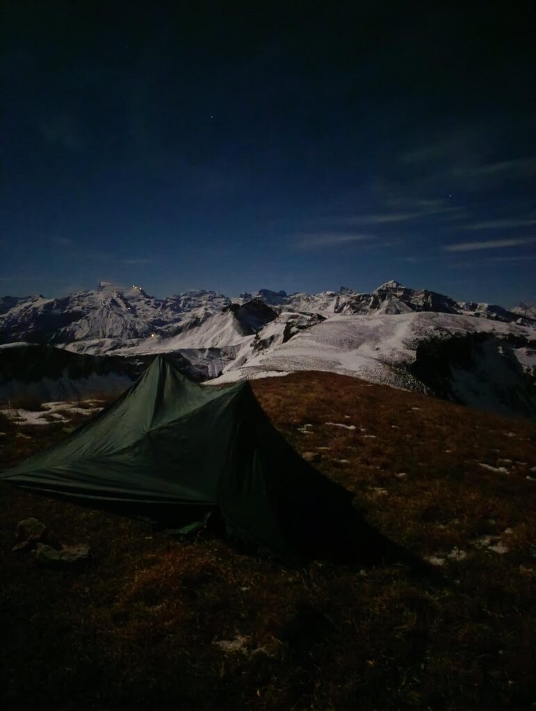 Just a quick night high in the Swiss mountains