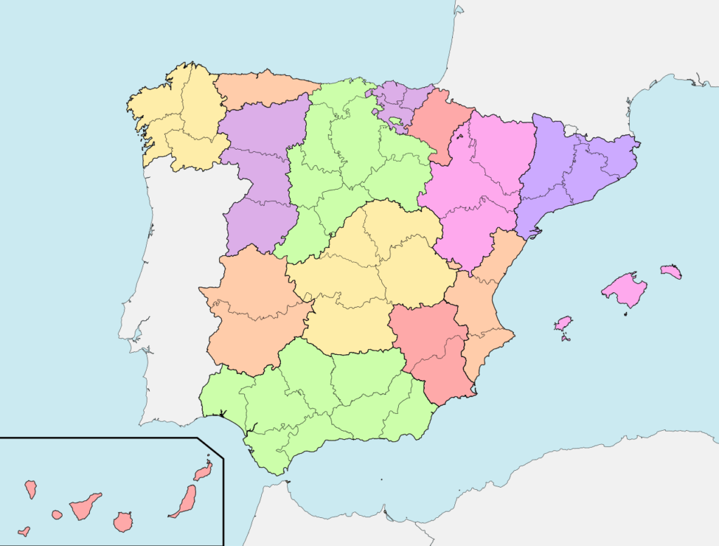 If you don't know anything about the old division of Spain, you're not Spanish.