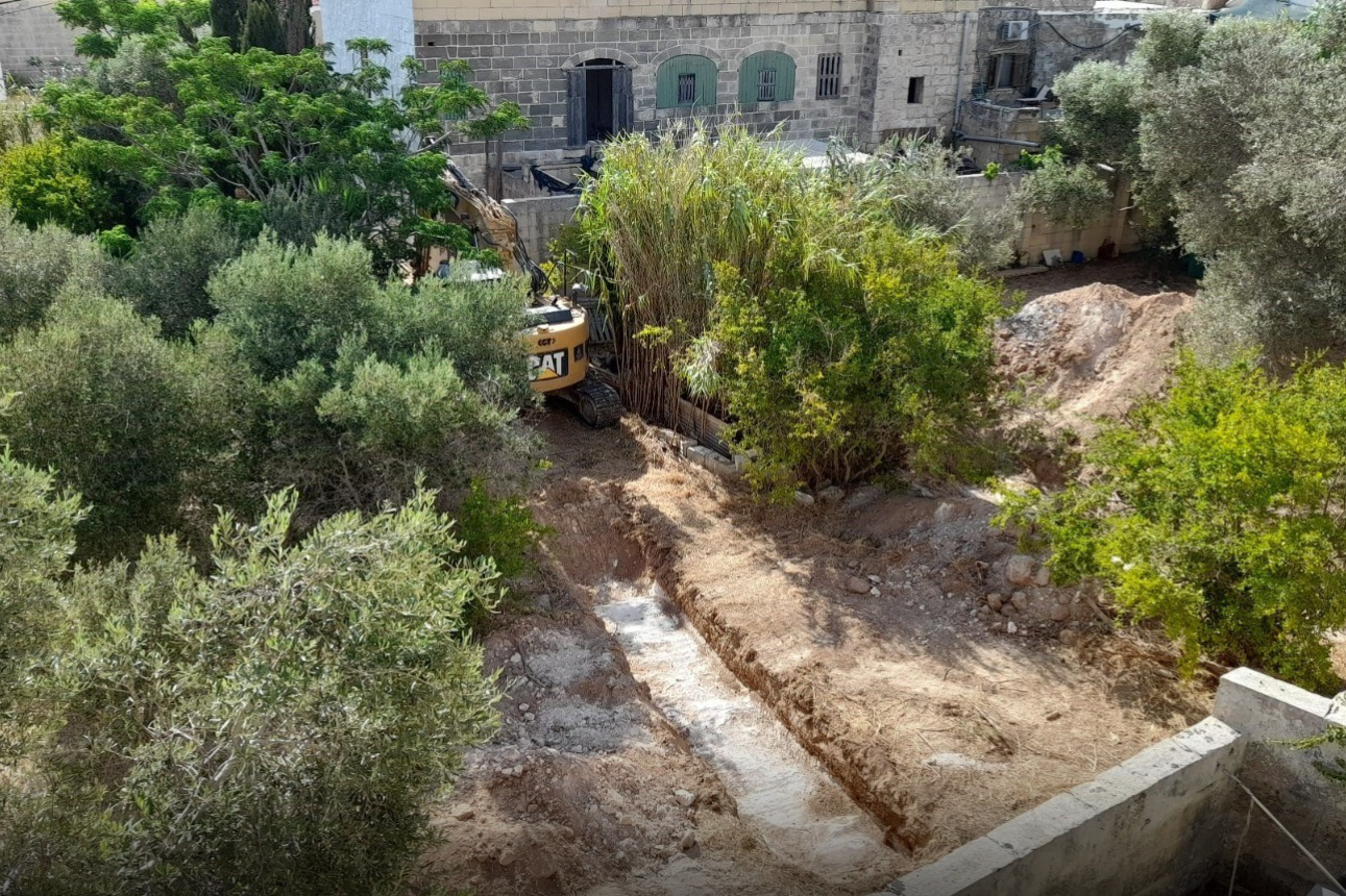 The Rabat site before investigations began. Photo: FAA.