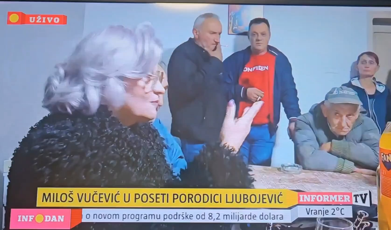 M. Vučević and the president of the municipality in Mionica VS Ms