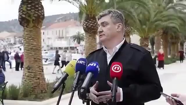 The president is graphic about HDZ and fake doctorates